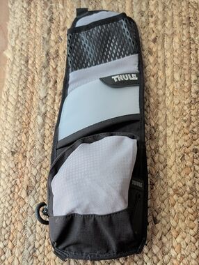 Thule Black and Light Gray Travel Organizer Pouch For Car Side Seat